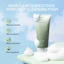 Conjunto de 3 Peças Sanlivna Korean Skincare Heartleaf - Limpeza Calmante e Cuidado dos Poros com Quercetina