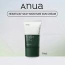Creme Solar de Umidade Sedosa Anua Heartleaf Coreano SPF50+
